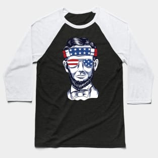 Awesome American Abraham Lincoln Baseball T-Shirt